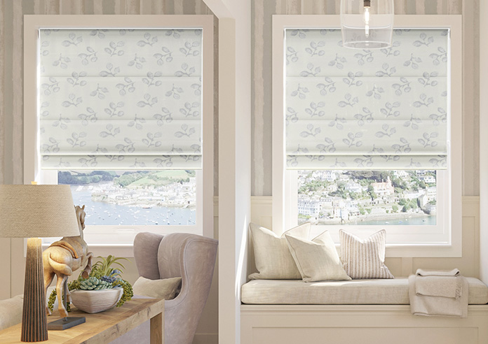 Loralei, Porcelain - Twist&Fit Roman Blind - Image 3